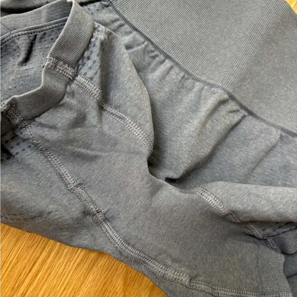 Gymshark Blue Vital Seamless Shorts, Large - Picture 4 of 4